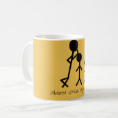 最も古い子供シンドロームのマグ コーヒーマグカップ (正面左)