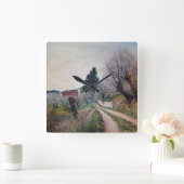 最も古い春（ベルナ語/トスカーナ州） スクエア壁時計 (ホーム)