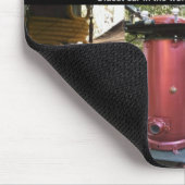 最も古い車ランニングの車の木材 マウスパッド (コーナー)