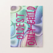 最も古く、唯一の子がホログラムを交差 ジグソーパズル (縦)