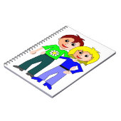 最も可愛いカップル ノートブック (左側)