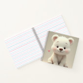最も可愛いクマのスパイラル ノートブック (内部)