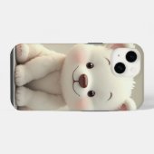 最も可愛いクマiPhone 14ケース iPhoneケース (裏面横)