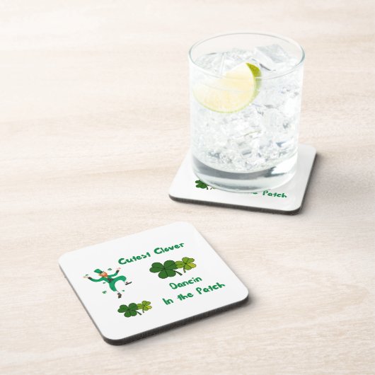 最も可愛いクローバー、Dancin上のパッチ コースター (右側)