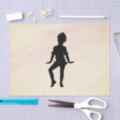 最も可愛いダンサーまろやかな黄色 薄葉紙 (クラフト)