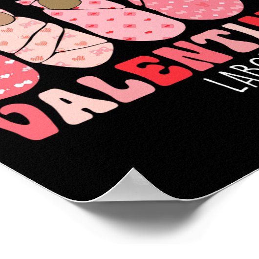 最も可愛いバレンタインの仕事を提供するデリ ポスター (角)