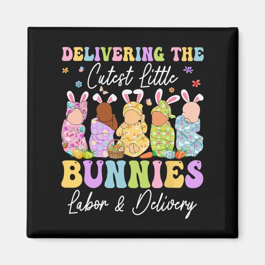 最も可愛いバンニーのランドナースの提供 マグネット (正面)