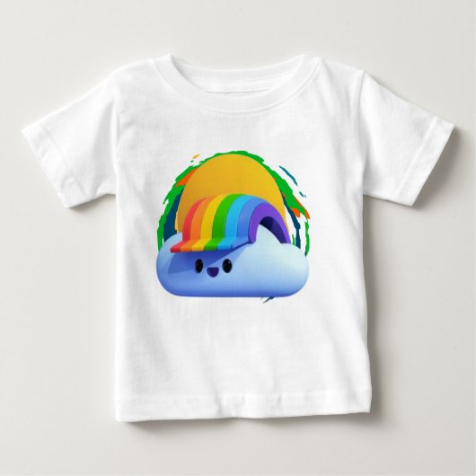 最も可愛い小さな太陽の光👶☀️ ベビーTシャツ (正面)