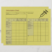 最も可愛い生き物の免疫記録 – 水平 (正面/裏面)