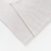 最も可愛い赤ん坊の動物 |かわいいコギの子犬のポット フリースブランケット (角)