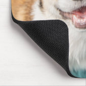 最も可愛い赤ん坊の動物 |かわいいコーギパピースマイル マウスパッド (コーナー)