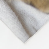 最も可愛い赤ん坊の動物 |かわいいタビー猫が眠る フリースブランケット (角)