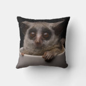 最も可愛い赤ん坊の動物 |かわいいブシュベビー クッション (裏面)