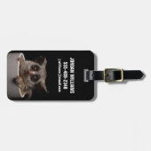 最も可愛い赤ん坊の動物 |かわいいブシュベビー ラゲッジタグ (正面横)