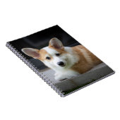 最も可愛い赤ん坊の動物 |のリラックスコーギの子犬 ノートブック (右側)