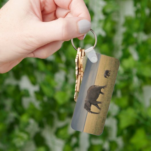 最も可愛い赤ん坊の動物 |アフリカゾウ科 キーホルダー (手)