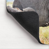 最も可愛い赤ん坊の動物 |アフリカゾウ&マザー マウスパッド (コーナー)