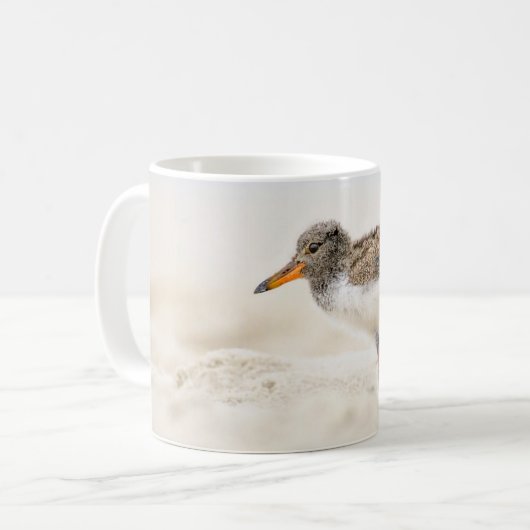 最も可愛い赤ん坊の動物 |アメリカのオイスターキャッチャー・シック コーヒーマグカップ (正面左)