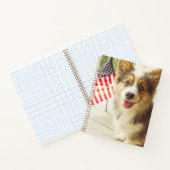 最も可愛い赤ん坊の動物 |アメリカ国旗のコルギ ノートブック (内部)