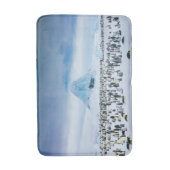 最も可愛い赤ん坊の動物 インペリアルペンギン植民地 バスマット (正面縦)