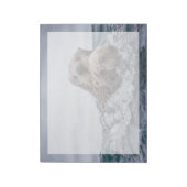 最も可愛い赤ん坊の動物 |オッターベビーとマザー ノートパッド (回転)