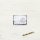 最も可愛い赤ん坊の動物 |オッターベビーとマザー ポストイット (デスク上)