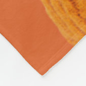 最も可愛い赤ん坊の動物 |オレンジボストンテリア フリースブランケット (角)