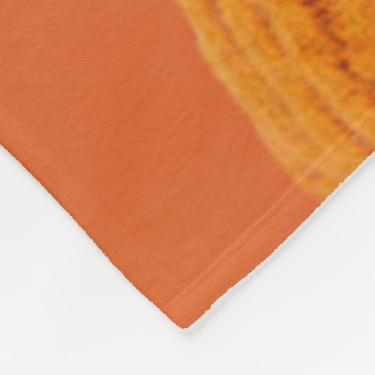 最も可愛い赤ん坊の動物 |オレンジボストンテリア フリースブランケット (角)