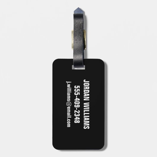 最も可愛い赤ん坊の動物 |オレンジボストンテリア ラゲッジタグ (裏面縦)