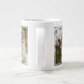 最も可愛い赤ん坊の動物 |オーストラリアの羊飼い犬 ジャンボコーヒーマグカップ (裏面)