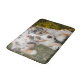 最も可愛い赤ん坊の動物 |オーストラリアの羊飼い犬 バスマット (アングル)