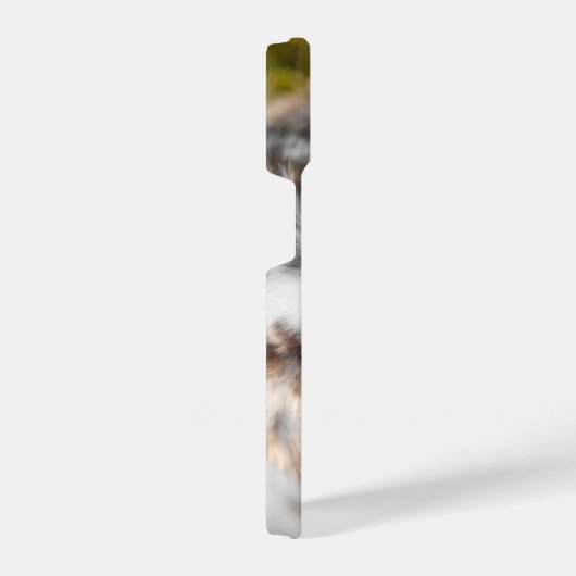 最も可愛い赤ん坊の動物 |オーストラリアの羊飼い犬 iPhoneケース (右側面)