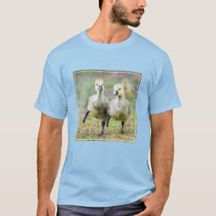 最も可愛い赤ん坊の動物 カナダのガチョウ Tシャツ