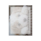 最も可愛い赤ん坊の動物 |カバシオン・パピー ノートパッド (回転)