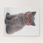 最も可愛い赤ん坊の動物 |キットンハートグラス ジグソーパズル (横)