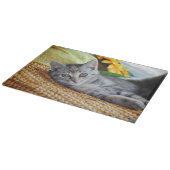 最も可愛い赤ん坊の動物 |キットンラウンジ カッティングボード (角)