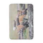 最も可愛い赤ん坊の動物 |キツネパッ遊プ バスマット (正面縦)