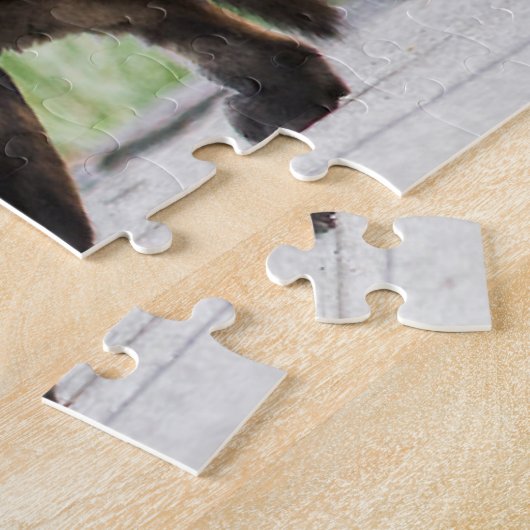 最も可愛い赤ん坊の動物 |クテイキツネ ジグソーパズル (側面)