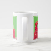 最も可愛い赤ん坊の動物 |クリスマス・ホリデー・バニー ジャンボコーヒーマグカップ (裏面)