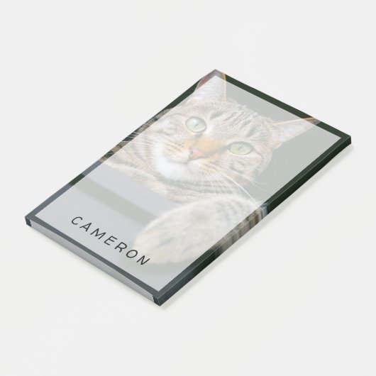 最も可愛い赤ん坊の動物 |グレータブビーキャット顔 ポストイット (アングル)