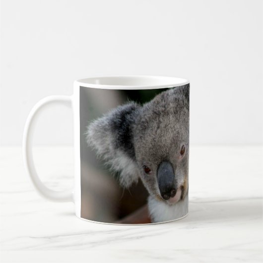 最も可愛い赤ん坊の動物 |コアラとジョーイ コーヒーマグカップ (左)