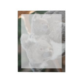 最も可愛い赤ん坊の動物 |コアラとジョーイ ノートパッド (回転)