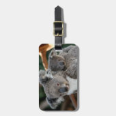 最も可愛い赤ん坊の動物 |コアラとジョーイ ラゲッジタグ (正面縦)