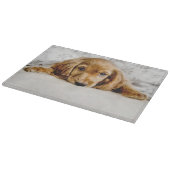 最も可愛い赤ん坊の動物 |コッカースパニエル犬子犬 カッティングボード (角)