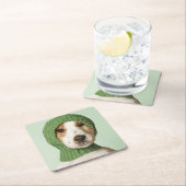 最も可愛い赤ん坊の動物 |コッカースパニエル犬子犬 スクエアペーパーコースター (インサイチュ)