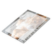 最も可愛い赤ん坊の動物 |コッカースパニエル犬 ノートパッド (アングル)