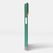 最も可愛い赤ん坊の動物 |コルギオンティール（緑がかった色） iPhoneケース (右側面)