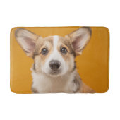 最も可愛い赤ん坊の動物 |コルギポートレートオンオレンジ バスマット (正面)