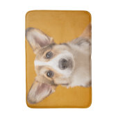 最も可愛い赤ん坊の動物 |コルギポートレートオンオレンジ バスマット (正面縦)