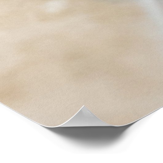 最も可愛い赤ん坊の動物 |コルギ犬の後ろ ポスター (角)